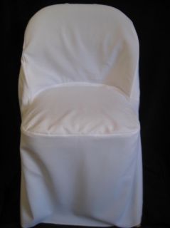100 Black Wedding Banquet Folding Chair Covers Cover