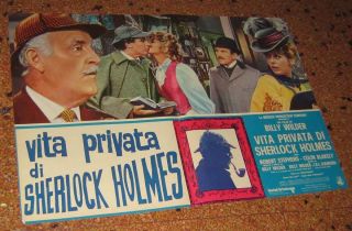   Conan Doyle Italian Vintage Original 1971 Billy Wilder Poster
