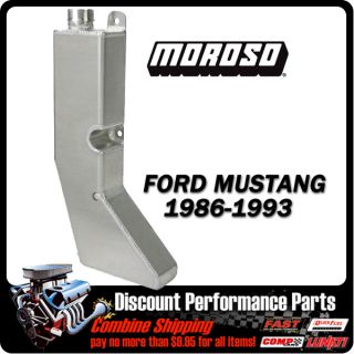 Moroso 1986 93 Ford Mustang Billet Aluminum Coolant Expansion Tank 