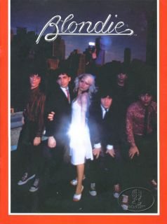 Blondie 1979 Parallel Lines Tour Concert Program Book
