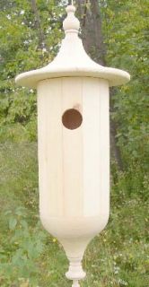 this garden designs birdhouse is manufactured from natural eastern 