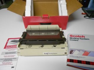 scotch 3m 4890 binding system with accessories