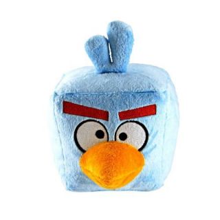 Angry Birds Space Ice Cube Bird Soft Stuffed Deluxe Plush Doll RARE 5 
