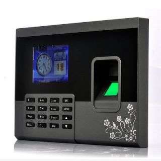 Biometric Fingerprint Time Attendance System 2 8 Inch LCD Monitor w 
