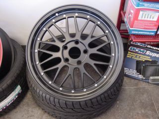 18 BBs LM Style Replica Wheels 5x114 Falken Tires 225 40 18 Black New 