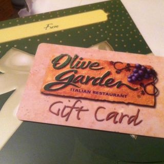 Olive Garden 25 00 Gift Card New With Card Holder Free Shipping