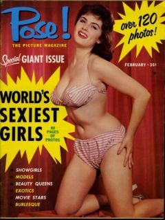 1959 Pose V3 8 Burlesque Blaze Starr Tana Louise PINUPS