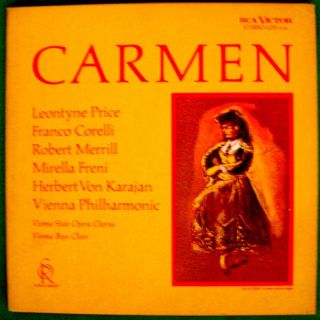Karajan Bizet Carmen RCA Victor Soria LDS 6164 3 LP