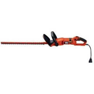 Black Decker 3 3 Amp 24 in Dual Action Electric Hedge Trimmer HH2455R 