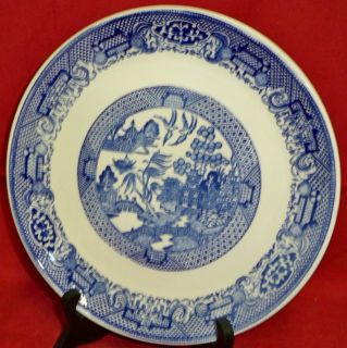 Blue Willow Royal China USA DISC1948 1 Dinner Plate 10