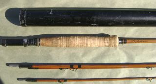 Vintage Heddon # 17 Black Beauty Fly Fishing Rod Split Bamboo