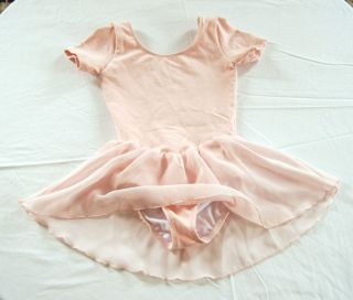 Bloch Light Pink Ballet Leotard Dance Skirt Size 4 6