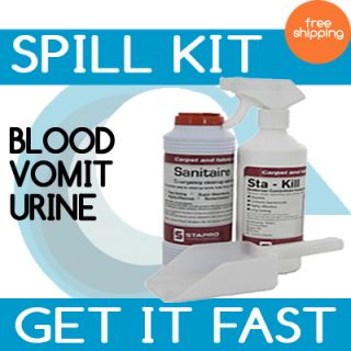 Spill Kit for Vomit Blood Urine and Body Spillage