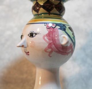 Bjorn Wiinblad Signed Head Vase 1965 Denmark 12 5 Pottery
