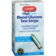 Leader ® Blood Glucose True Track Test Strips with 50 Strips