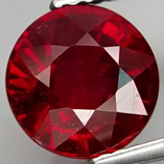47ct Precious Gem Natural Top Blood Red Ruby Round 8 2 mm Nice Shape 