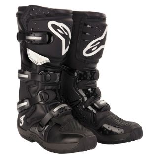 New Alpinestars Tech 3 Black Dirt Bike Boots Size 10
