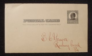   Bros Druggists Bickleys Bloomsburg PA Columbia Co Postal Card