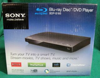 Sony Blu ray Disc / DVD Player BDP S185 *Brand New*