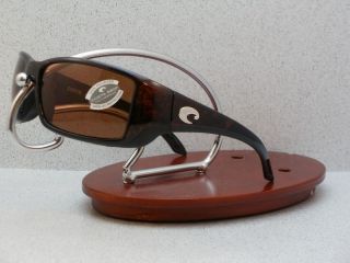   Del Mar Blackfin Polarized 580P Sunglasses Tortoise Copper New
