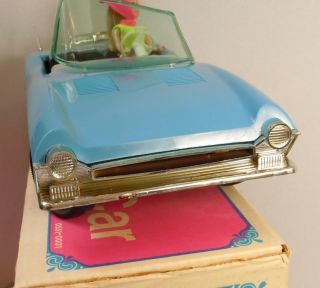 Dawn Doll with Action Car Blue Convertible w Box Vintage 1970s Topper 