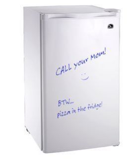 Igloo 3 0 CU ft Eraser Board Dorm Room Refrigerator Freezer White New 