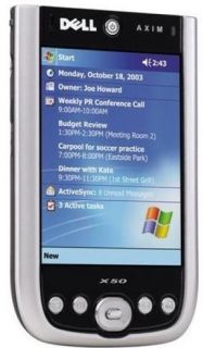 Wi Fi Dell PDA Pocket PC Axim X50 Bluetooth