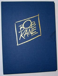 Bob Kane Batman and Me Signed Slipcase Edition with Original Art 