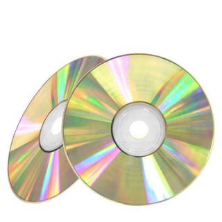 100 52x Shiny Silver Top Blank CD R CDR Recordable Disc