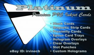 We also sell Trays, Blank Cards, MagneticStrip Cards, Proximity Cards 