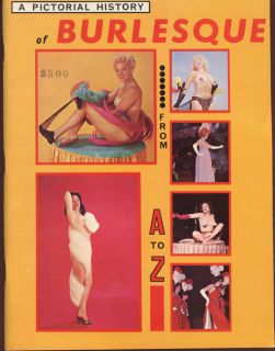 Pictorial History of Burlesque from A to Z 1964 Magazine All The 