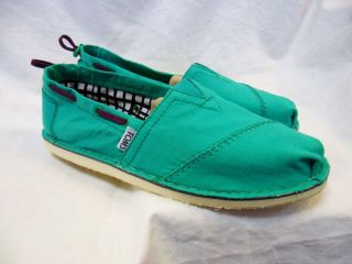 Womens Toms Bimini Green Stichouts Shoes 5 5 5 6 6 5 8 8 5 9 5 10 