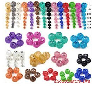   20pcs Large Mesh Bling Rondelle Ball Beads Colors Size 151732
