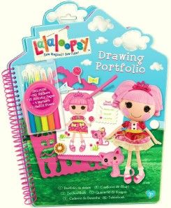 Lalaloopsy Coloring Drawing Portfolio Markers Stencils 260 Stickers 
