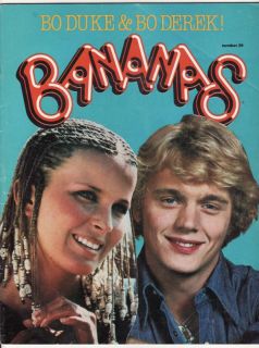Vintage 1980 Bananas Magazine Bo Derek Duke Poster Incl