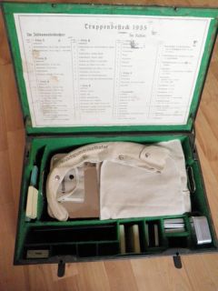  Original WWII German medical field Truppen Besteck 1935 Surgical Kit