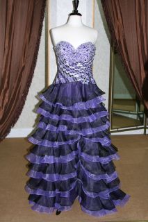Kiss Kiss Formal by Marys P3072 Plaid Prom Dress Formal Pageant Gown 
