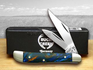 Buck Creek Blue Velvet Corelon Peanut Pocket Knife Knives