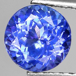   Top Sparkling Natural Deep Blue Earth Mined Tanzanite 5 96mm