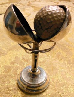 Antique Golf Hole in One Bobby Locke Open Champion Sterling Silver 