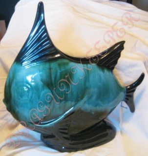 Vintage Blue Mountain Pottery RARE Angelfish 58 Giant Canadian Art 