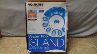 poolmaster 06621 water pop island blue
