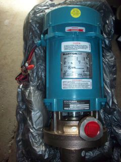 New MTH Pump with Bluffton Motor New Never Used
