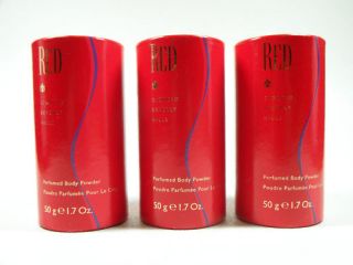 Red Giorgio Beverly Hills Perfume Body Dusting Powder Talc