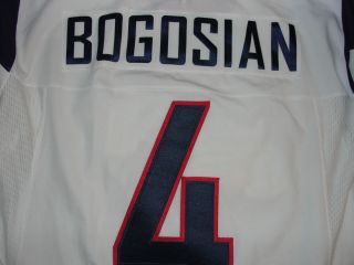 Zach Bogosian USA Hockey Game Worn Used Jersey Atlanta Thrashers 