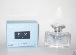 Bvlgari BLV ll Perfume EDP Mini 5 ml with Box BLV 2009