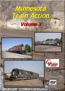 Minnesota Train Action Vol 3 DVD NEW CVision BNSF Fridley St. Cloud 