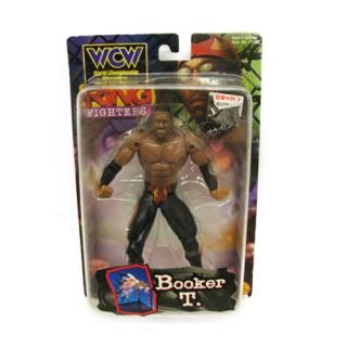 Booker T WCW Ring Fighters Action FIgure NIB UNOPENED Jakks Pacific 