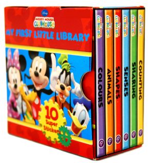disney mickey mouse clubhouse little library 6 books collection set 