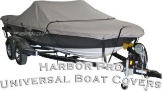 DELUXE WATERPROOF V HULL BOAT COVER COVERS 14 16 BOATS (66124)